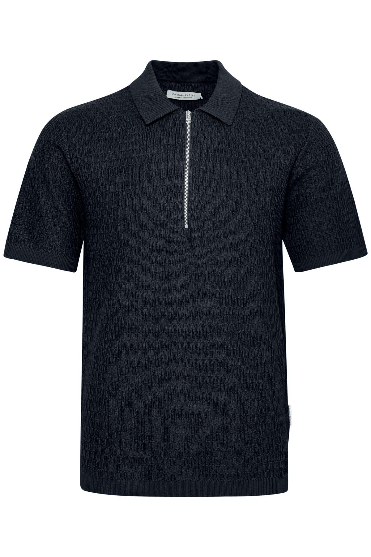 Casual Friday Joe - Strikket polo med struktur - HUSET Men & Women