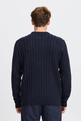 Casual Friday Karl - Cable striktrøje i uld mix - HUSET Men & Women