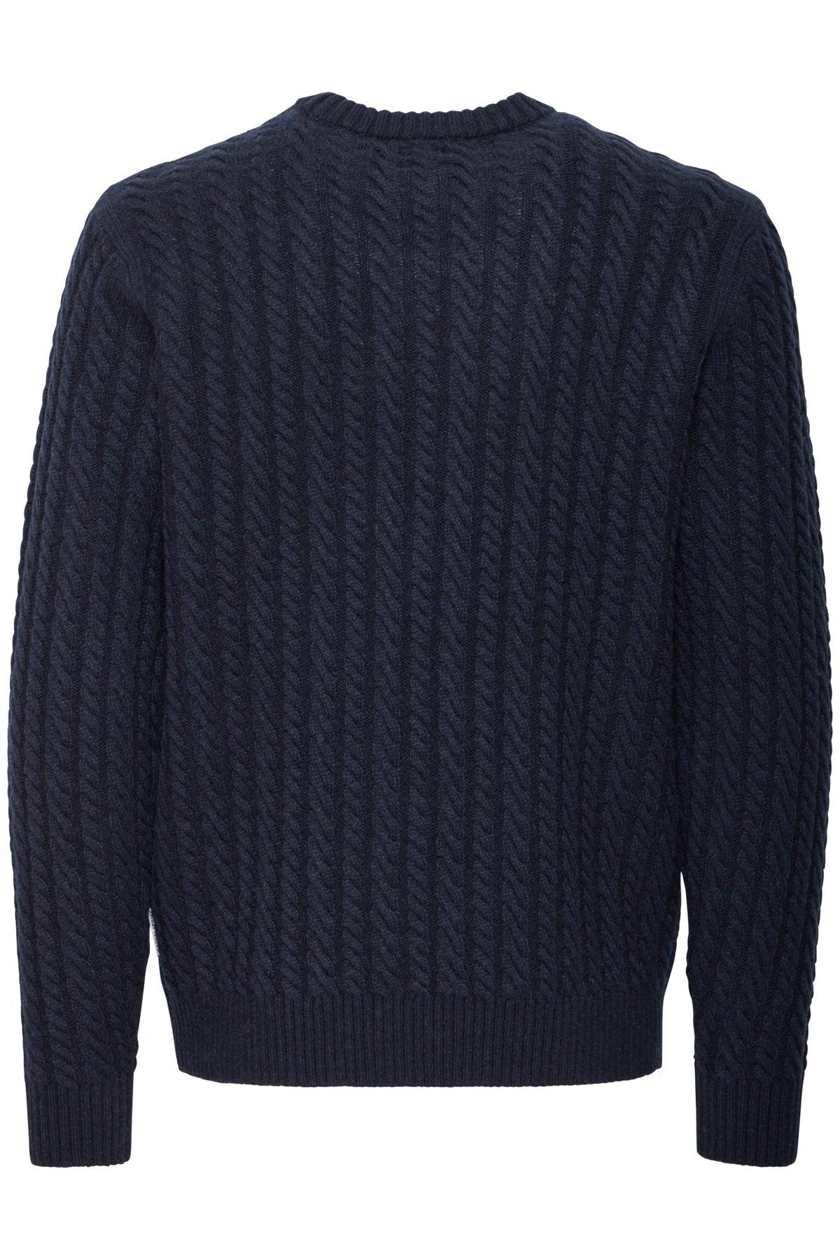 Casual Friday Karl - Cable striktrøje i uld mix - HUSET Men & Women