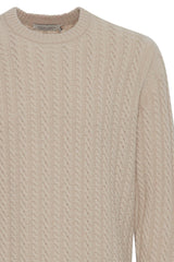 Casual Friday Karl - Cable striktrøje i uld mix - HUSET Men & Women