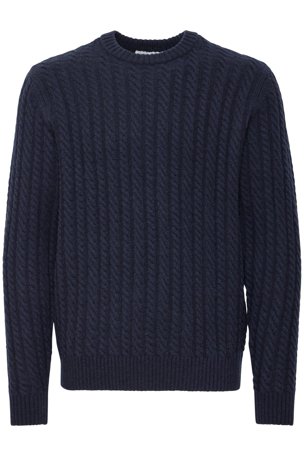 Casual Friday Karl - Cable striktrøje i uld mix - HUSET Men & Women