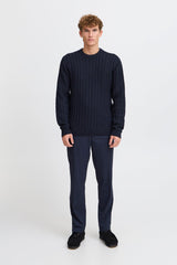 Casual Friday Karl - Cable striktrøje i uld mix - HUSET Men & Women