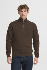 Casual Friday Karl - Halfzip lammeuldsstrik - HUSET Men & Women - Casual Friday