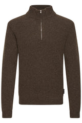 Casual Friday Karl - Halfzip lammeuldsstrik - HUSET Men & Women - Casual Friday