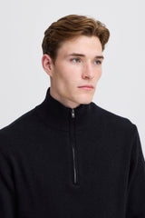 Casual Friday Karl - Halfzip uldstriktrøje i regular fit - HUSET Men & Women