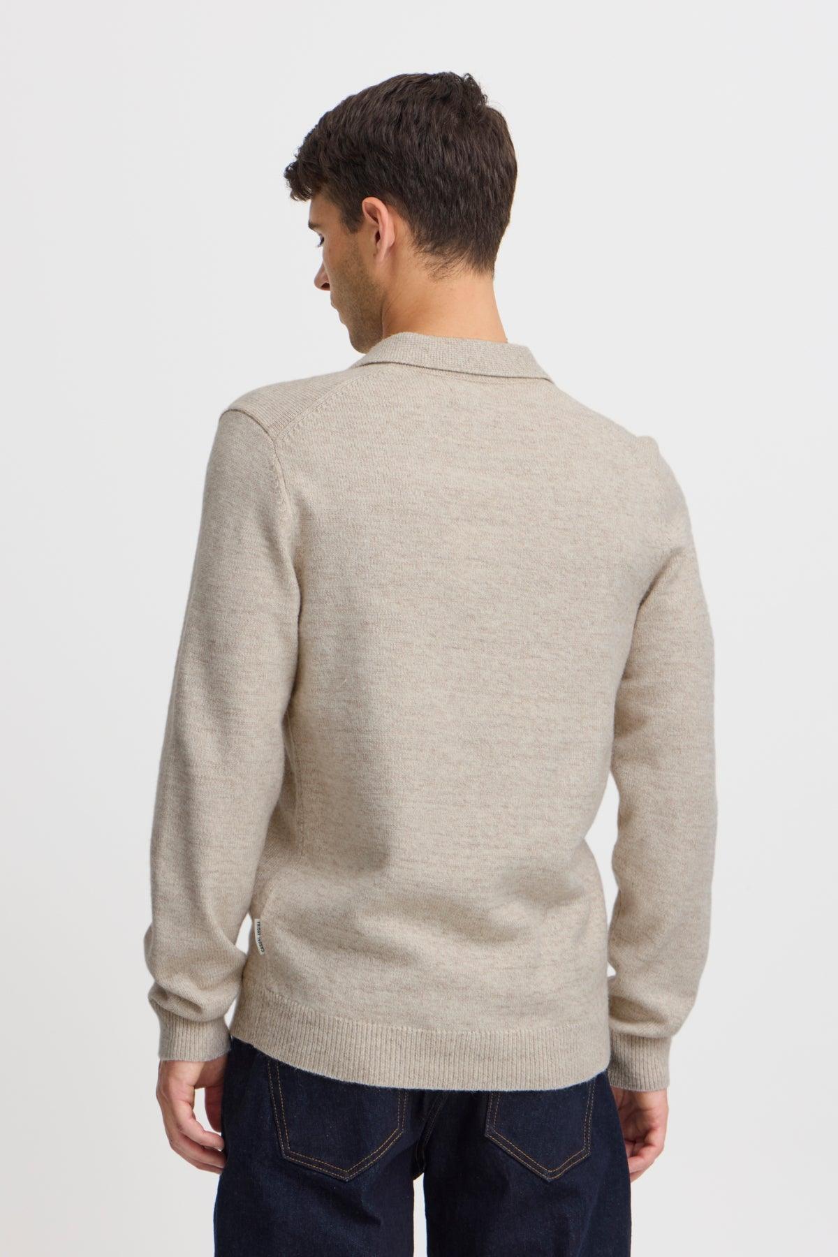 Casual Friday Karl - Langærmet polo striktrøje - HUSET Men & Women
