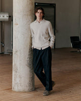 Casual Friday Karl - Langærmet polo striktrøje - HUSET Men & Women