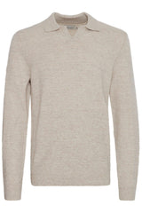 Casual Friday Karl - Langærmet polo striktrøje - HUSET Men & Women