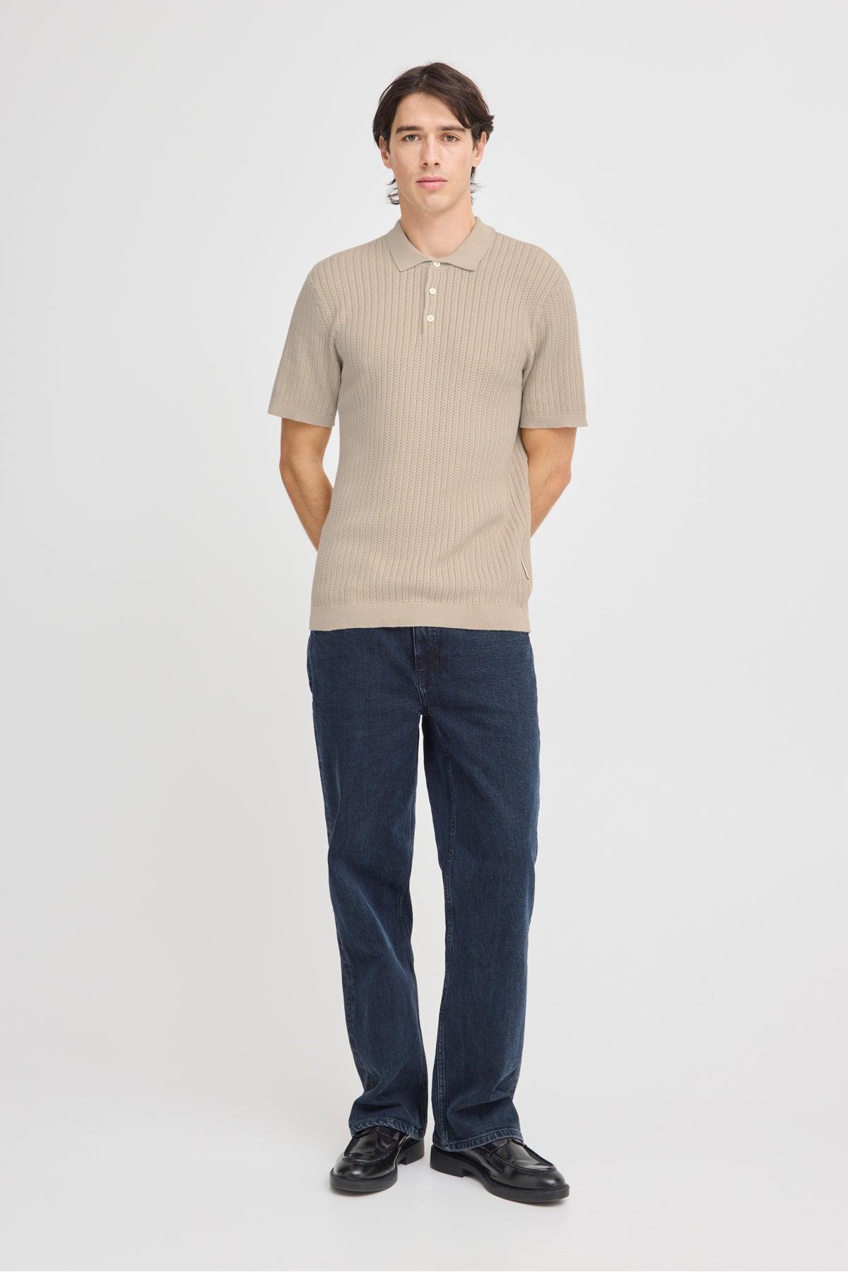 Casual Friday Karl - Strik polo med struktur - HUSET Men & Women