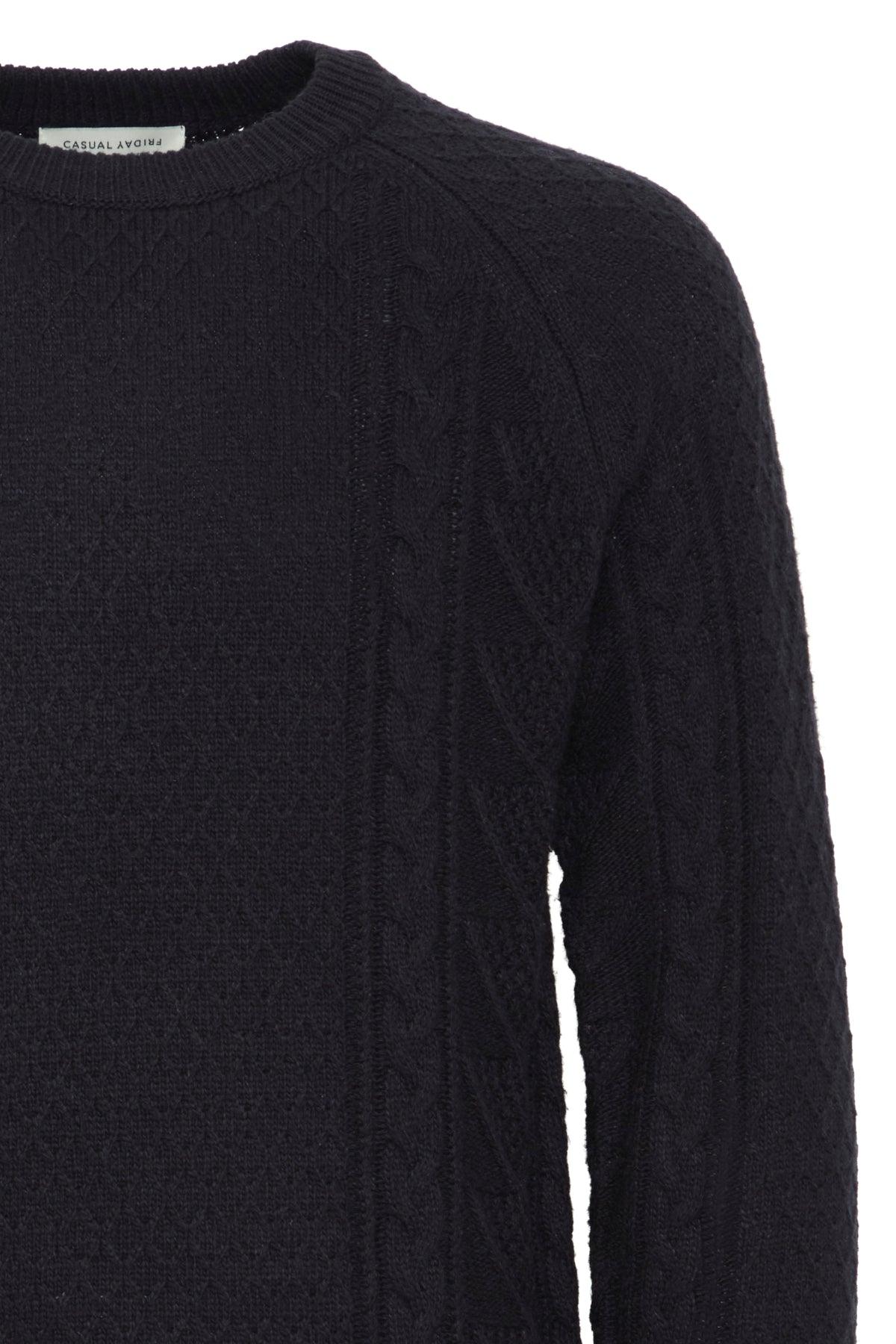 Casual Friday Kristian - Cable striktrøje - HUSET Men & Women