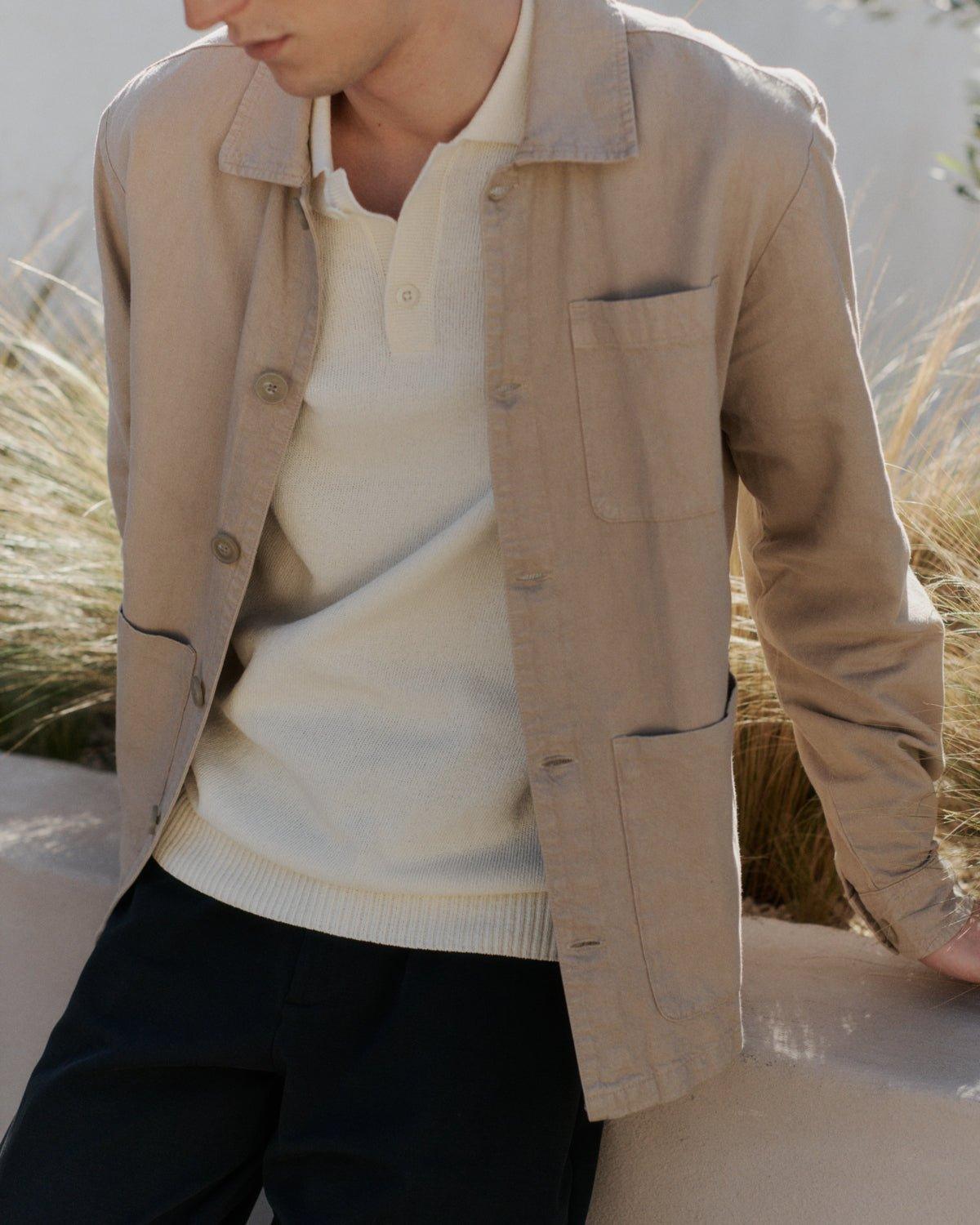 Casual Friday Norris - Hør mix jakke - HUSET Men & Women
