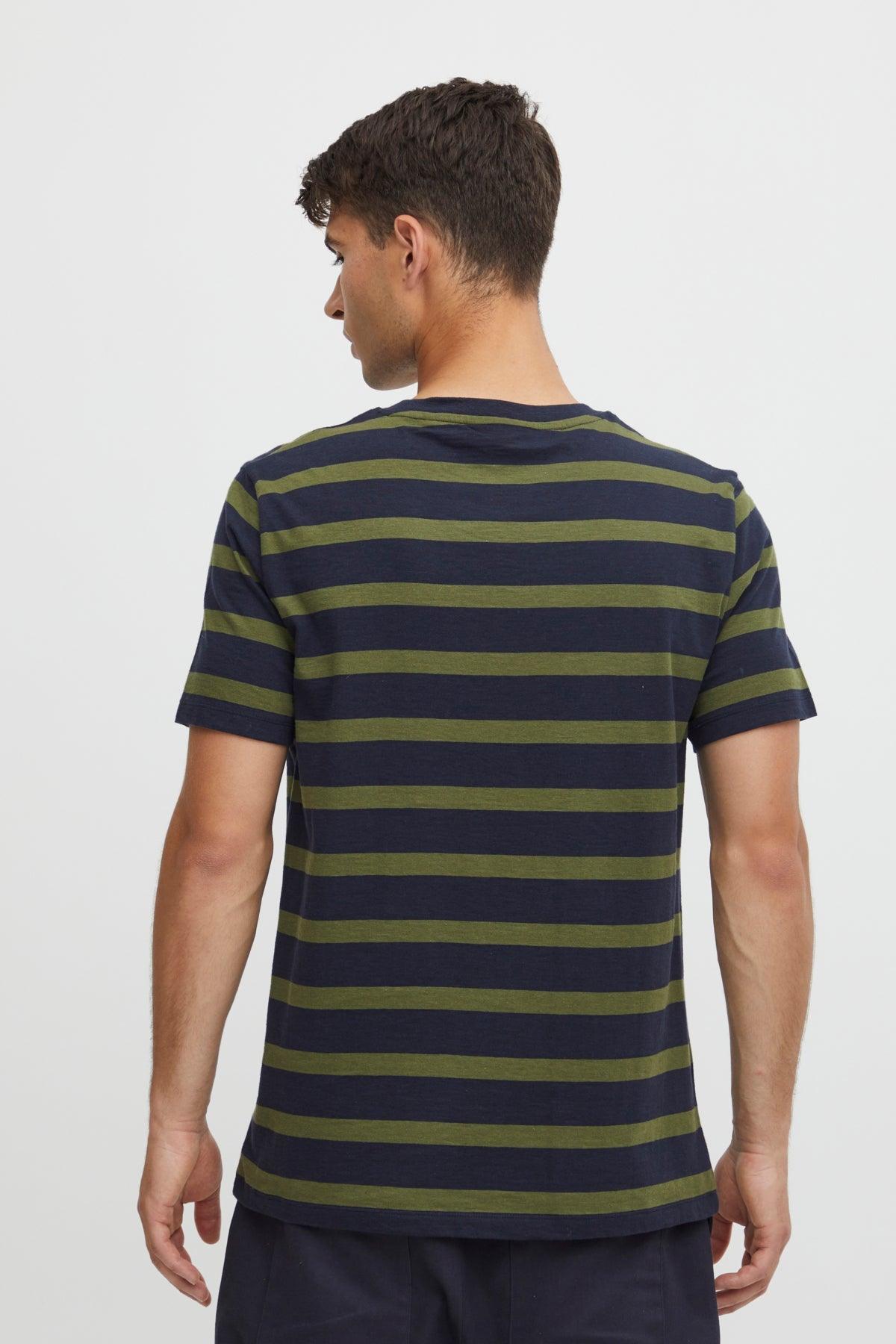 Casual Friday Thor - Stribet t-shirt - HUSET Men & Women