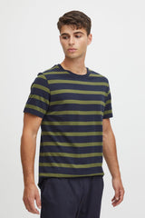 Casual Friday Thor - Stribet t-shirt - HUSET Men & Women