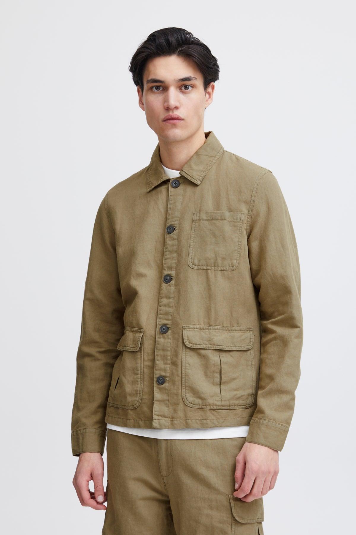 Casual Friday Ulli - Hørmix shacket - HUSET Men & Women