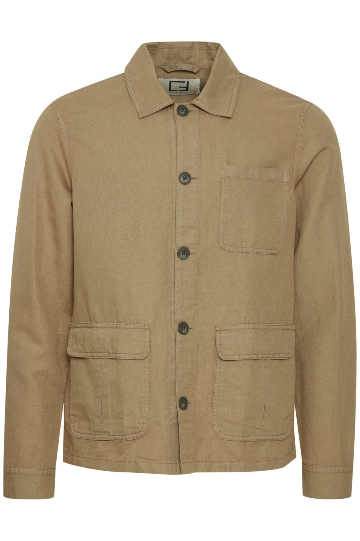 Casual Friday Ulli - Hørmix shacket - HUSET Men & Women