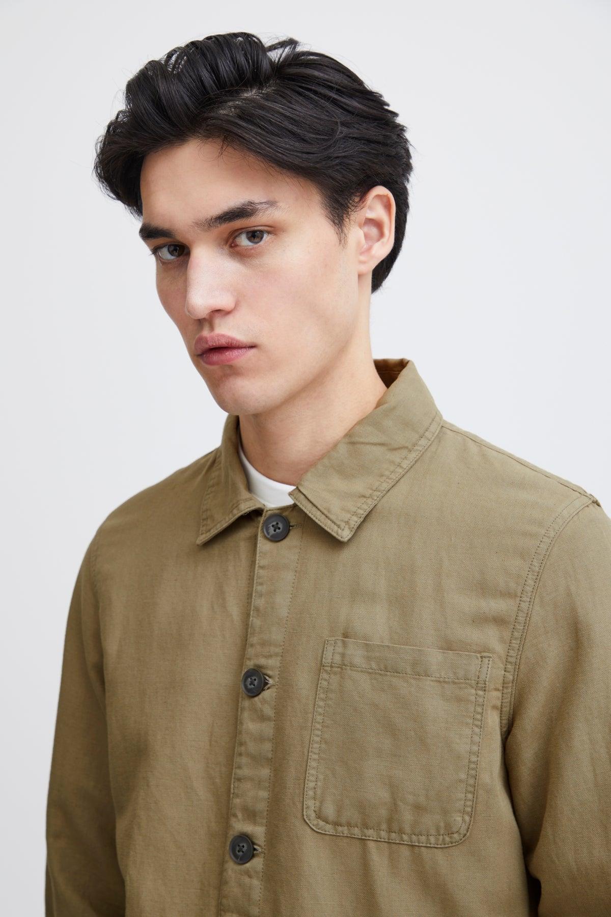 Casual Friday Ulli - Hørmix shacket - HUSET Men & Women
