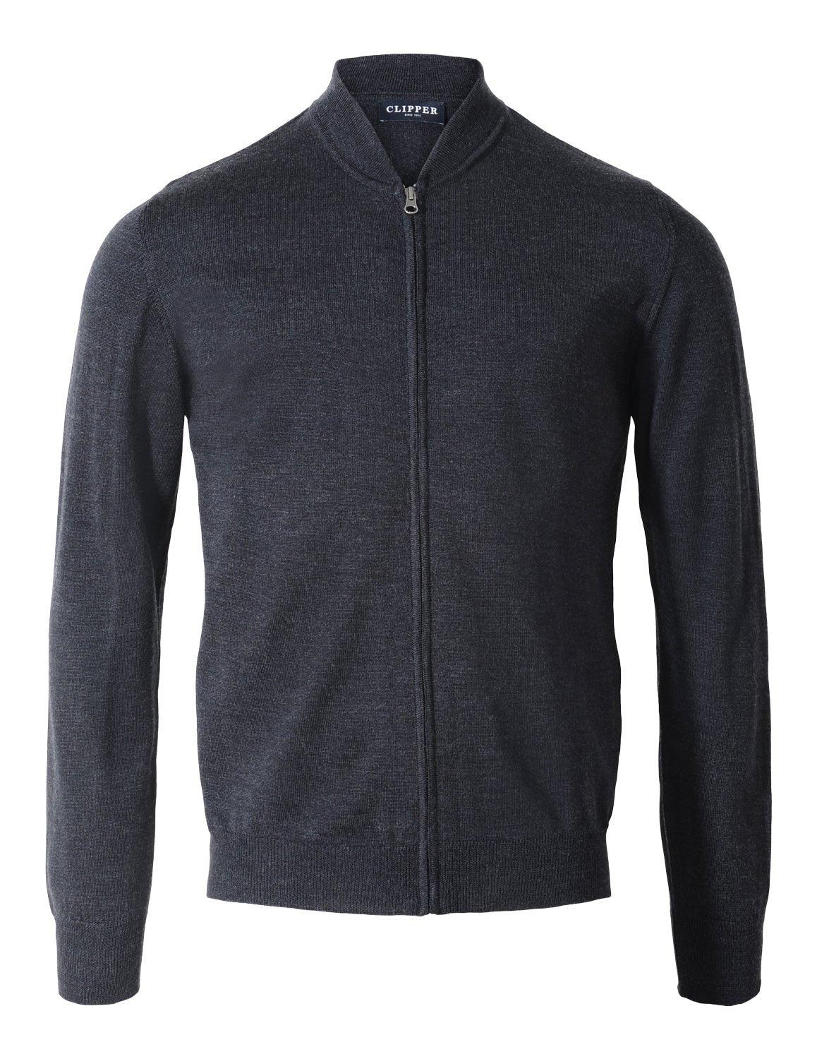 Clipper Milan - Cardigan m. bomberkrave - HUSET Men & Women