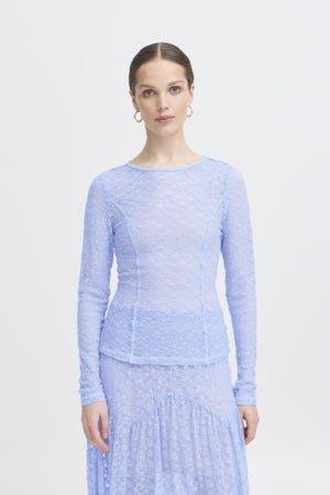 Ichi Lacey - Langærmet bluse - HUSET Men & Women