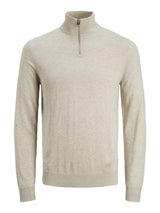 Jack & Jones Emil - Half zip højhalset strikket pullover - HUSET Men & Women