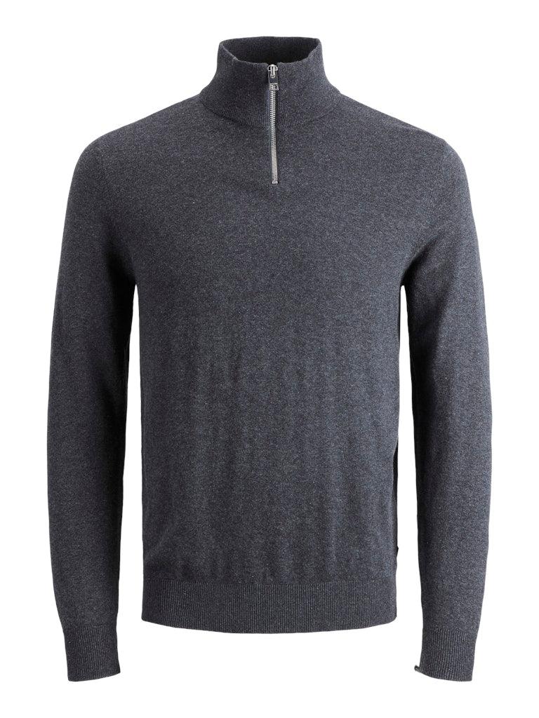 Jack & Jones Emil - Half zip højhalset strikket pullover - HUSET Men & Women