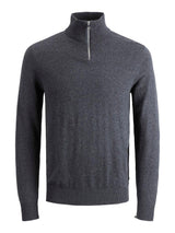 Jack & Jones Emil - Half zip højhalset strikket pullover - HUSET Men & Women