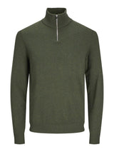 Jack & Jones Emil - Half zip højhalset strikket pullover - HUSET Men & Women