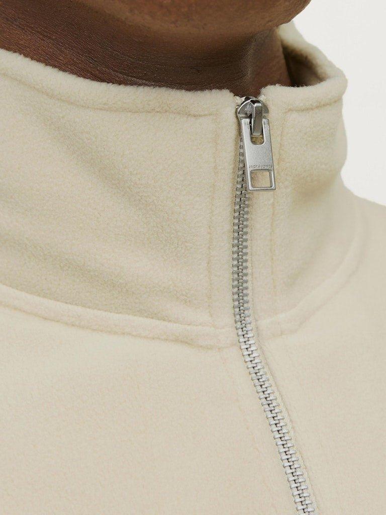 Jack & Jones Vesterbro - Fleece quarter zip sweat shirt i relaxed fit - HUSET Men & Women