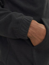 Jack & Jones Vesterbro - Fleece quarter zip sweat shirt i relaxed fit - HUSET Men & Women