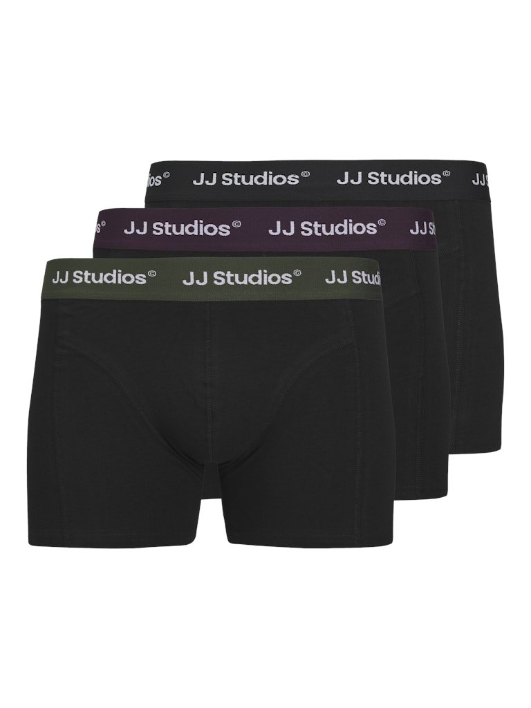 Jack & Jones Soho - Ensfarvede trunks 3 - pak - HUSET Men & Women - Jack & Jones