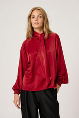 My Essential Wardrobe Estelle - Scarf blouse - HUSET Men & Women