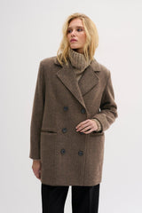 My Essential Wardrobe Frannie - Kort uldfrakke - HUSET Men & Women