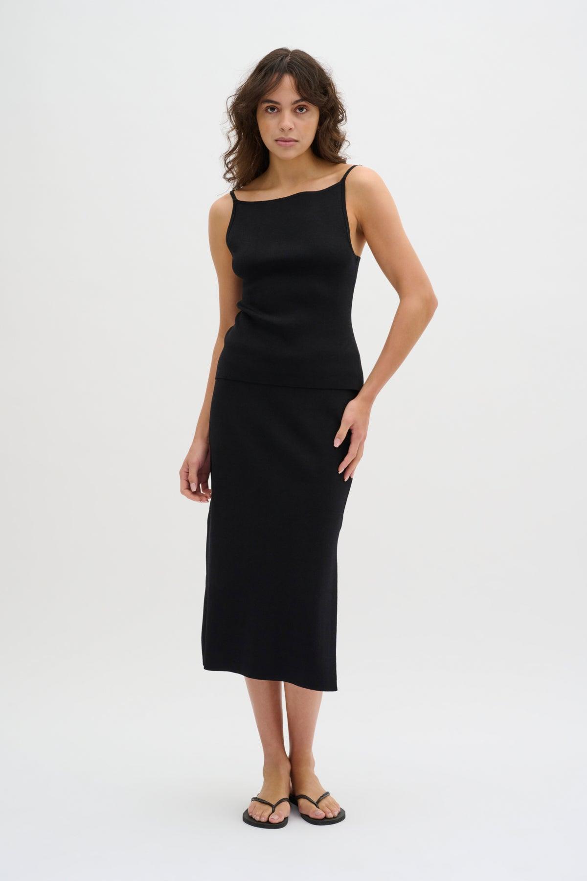 My Essential Wardrobe Hekla - Strik nederdel - HUSET Men & Women