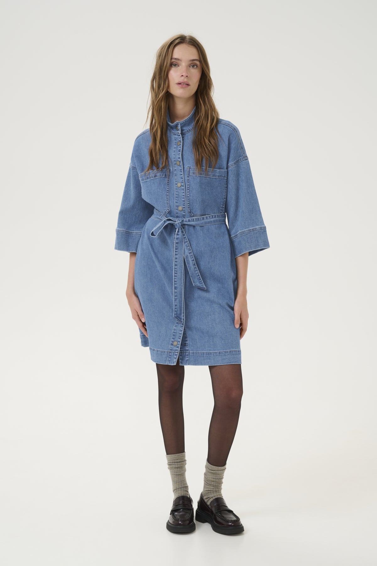 My Essential Wardrobe Lara 115 - Denim kjole - HUSET Men & Women - My Essential Wardrobe