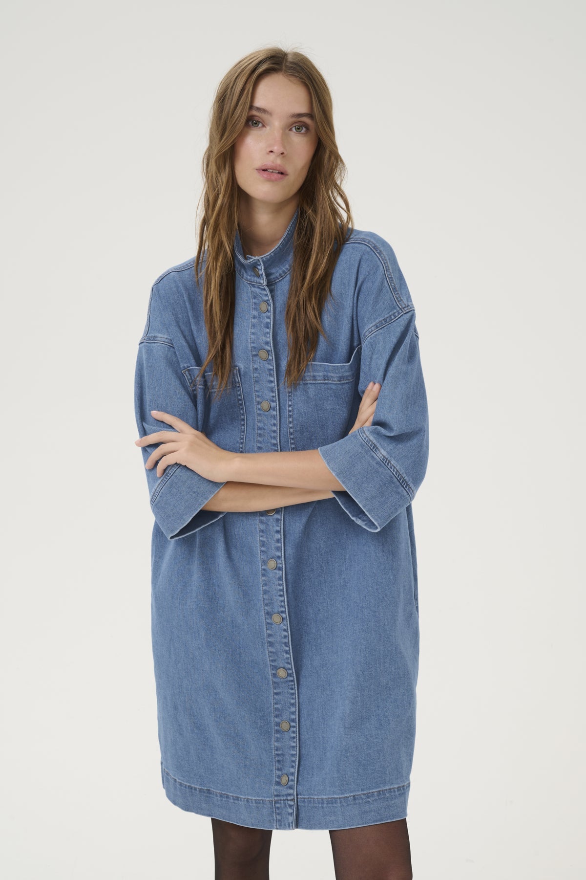 My Essential Wardrobe Lara 115 - Denim kjole - HUSET Men & Women - My Essential Wardrobe