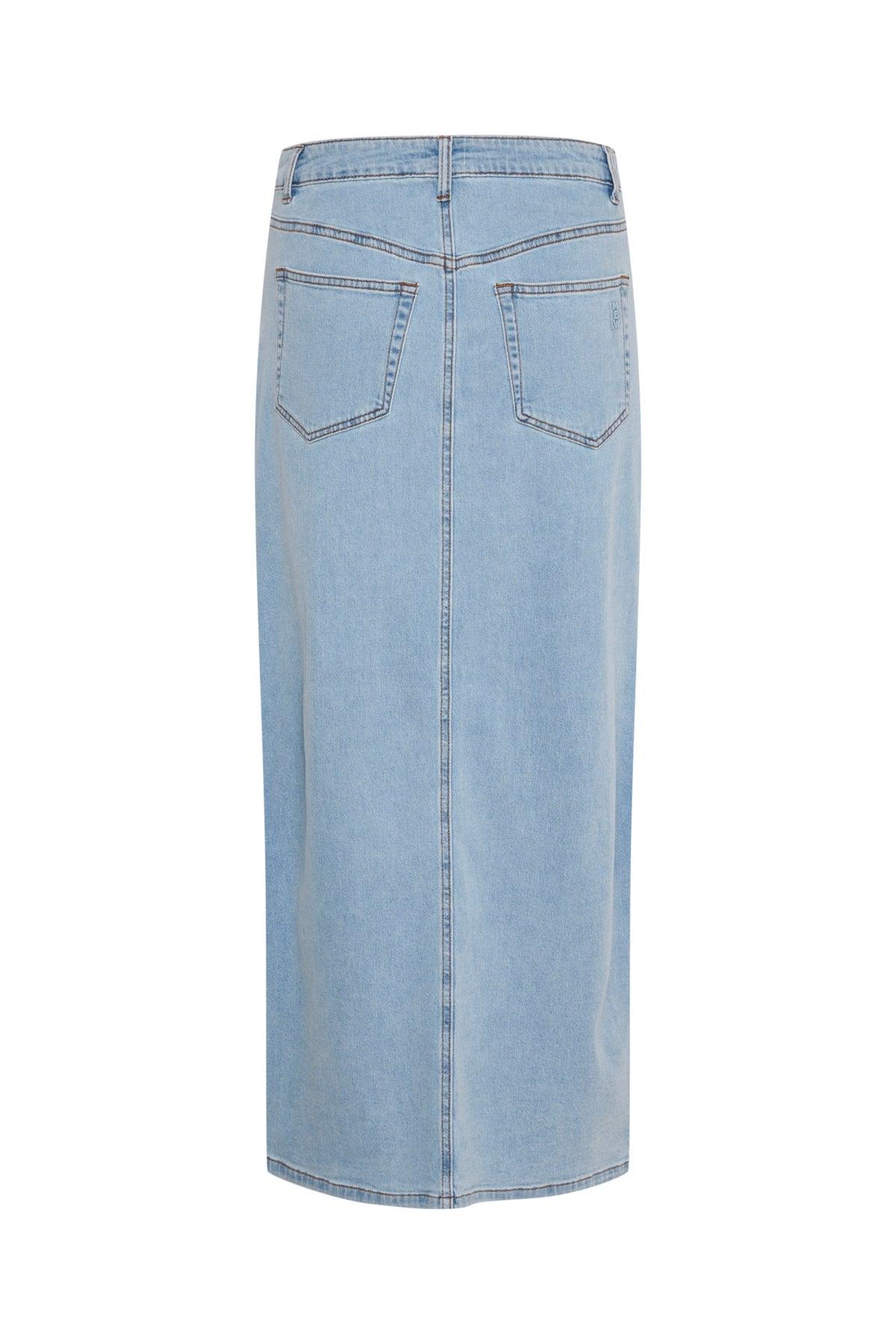 My Essential Wardrobe Lara 115 - Lang denim nederdel - HUSET Men & Women