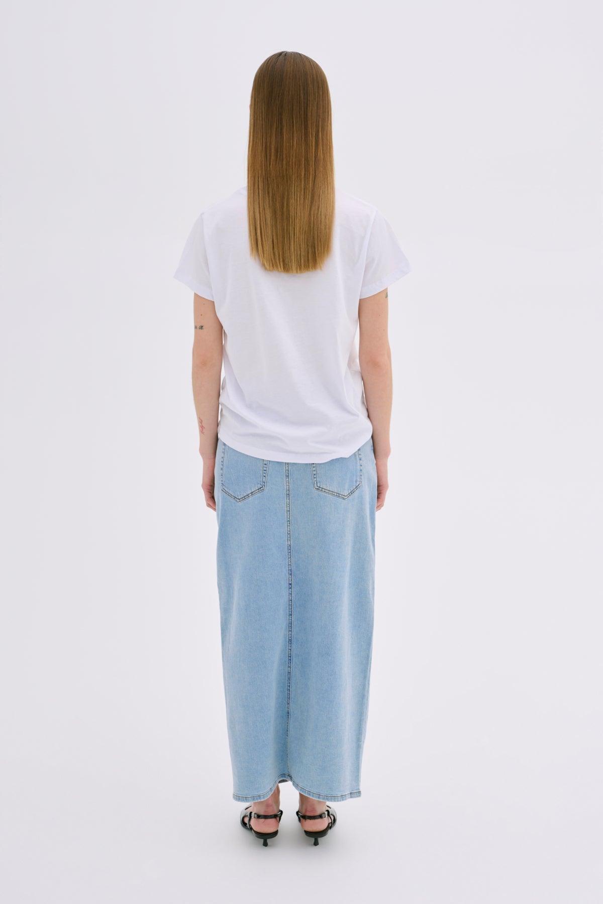 My Essential Wardrobe Lara 115 - Lang denim nederdel - HUSET Men & Women