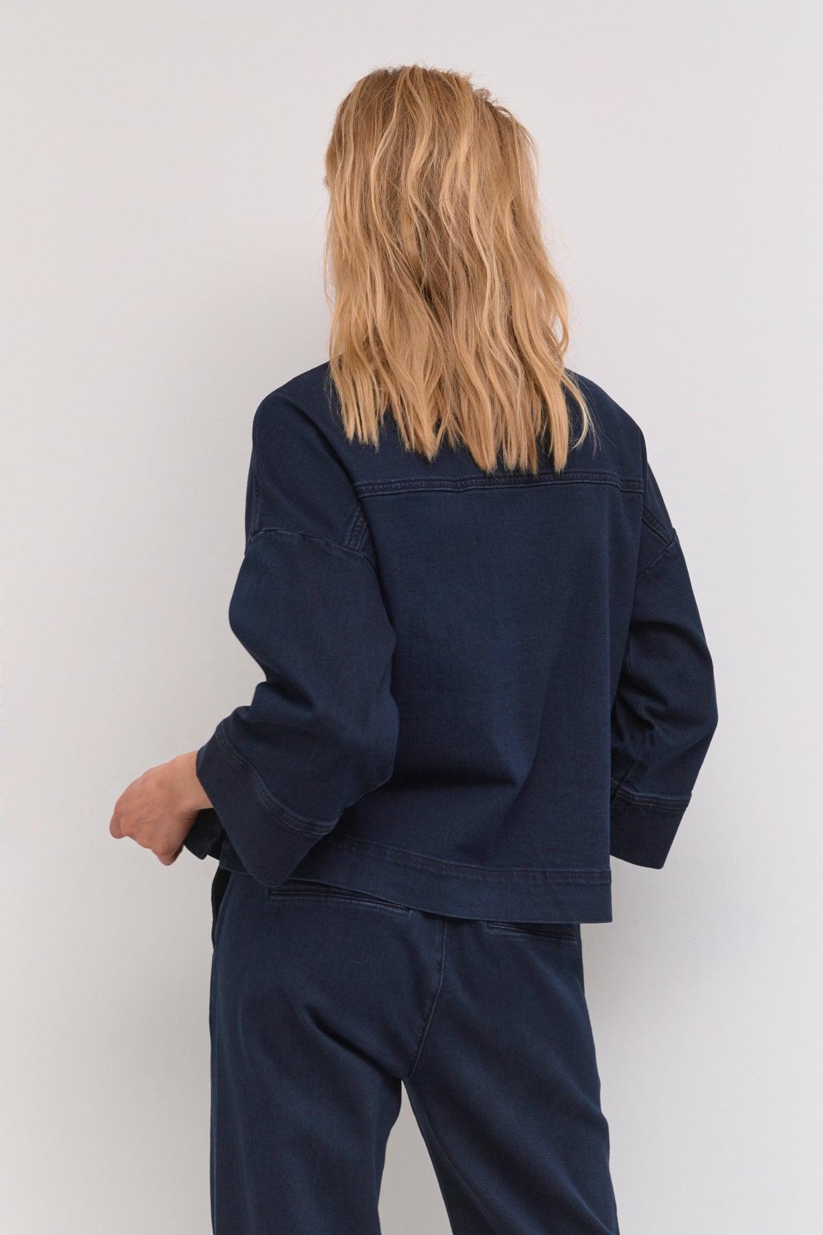 My Essential Wardrobe Lara - Kort denim skjorte - HUSET Men & Women