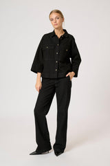 My Essential Wardrobe Lara - Kort denim skjorte - HUSET Men & Women
