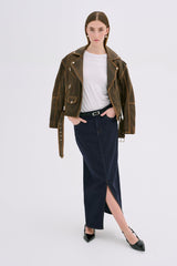 My Essential Wardrobe Lara - Lang denim nederdel - HUSET Men & Women