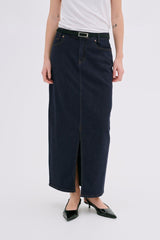 My Essential Wardrobe Lara - Lang denim nederdel - HUSET Men & Women