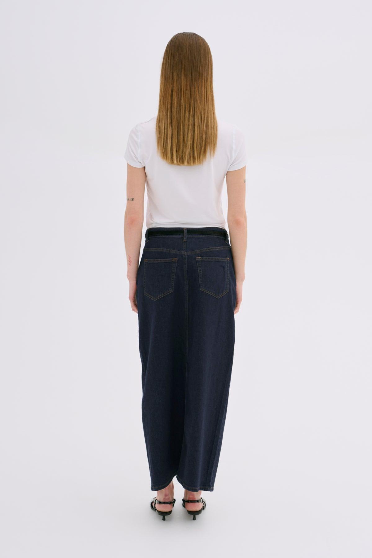 My Essential Wardrobe Lara - Lang denim nederdel - HUSET Men & Women