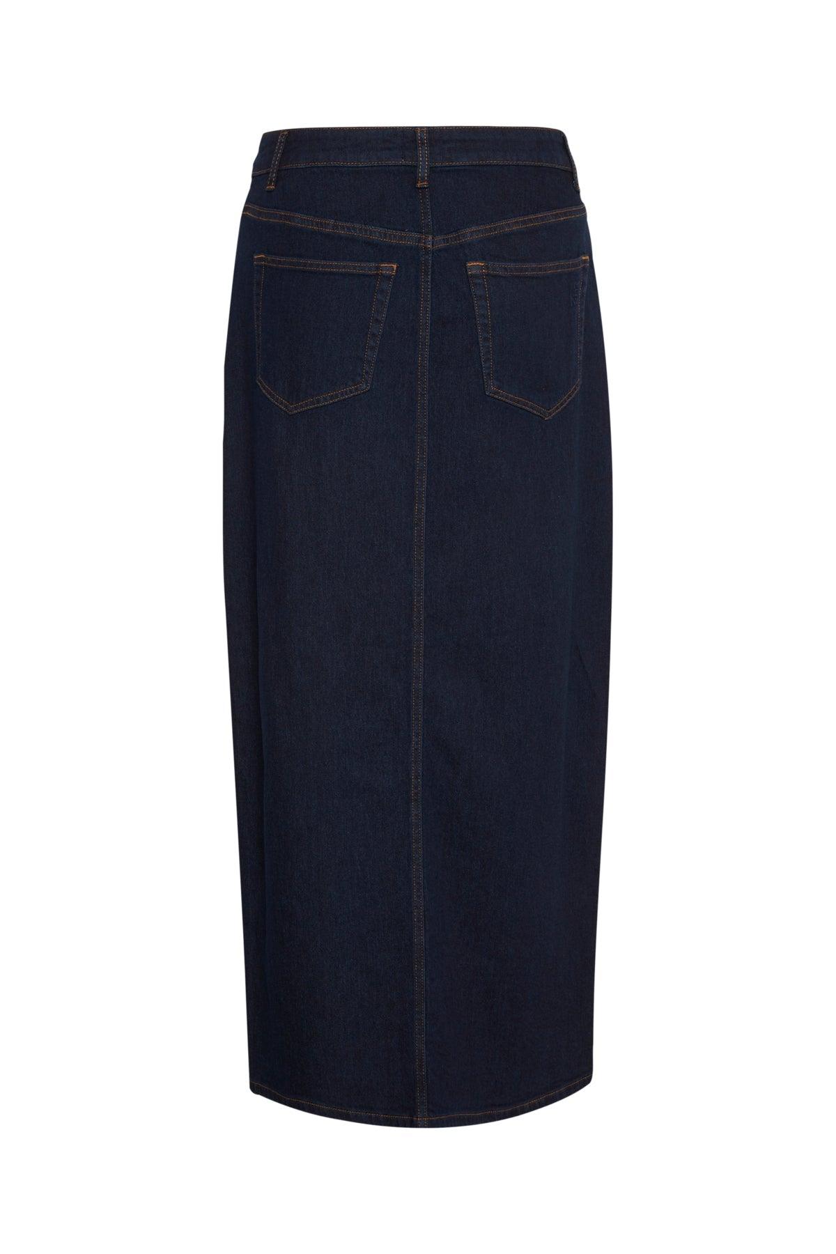 My Essential Wardrobe Lara - Lang denim nederdel - HUSET Men & Women