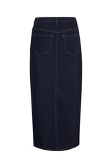 My Essential Wardrobe Lara - Lang denim nederdel - HUSET Men & Women