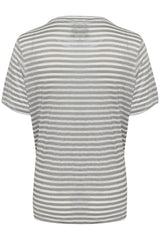 My Essential Wardrobe Lisa - Stribet t-shirt - HUSET Men & Women