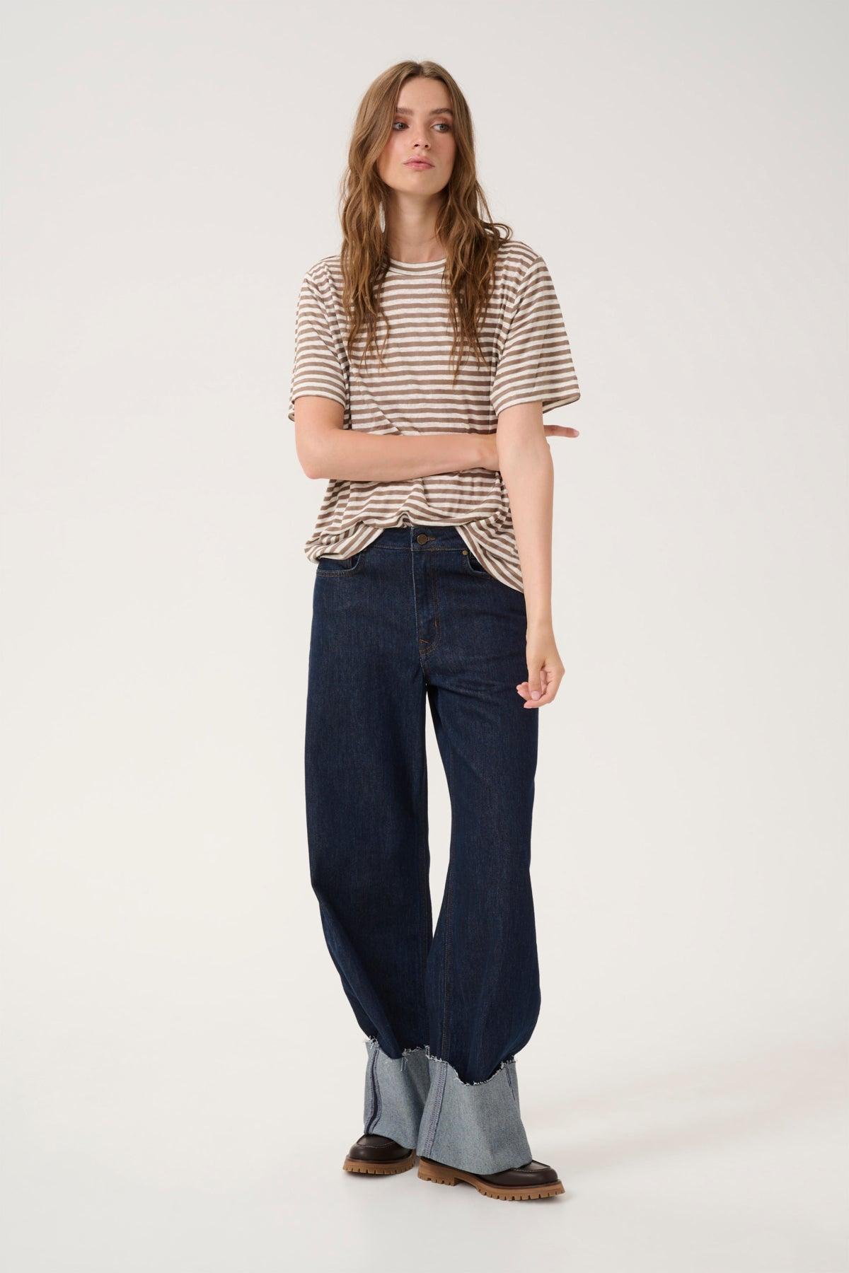 My Essential Wardrobe Lisa - Stribet t-shirt - HUSET Men & Women