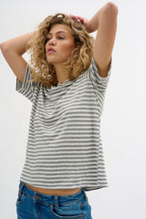 My Essential Wardrobe Lisa - Stribet t-shirt - HUSET Men & Women