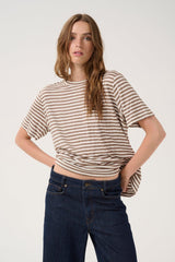 My Essential Wardrobe Lisa - Stribet t-shirt - HUSET Men & Women