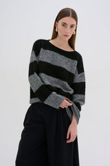 My Essential Wardrobe Meena - Stribet strik - HUSET Men & Women