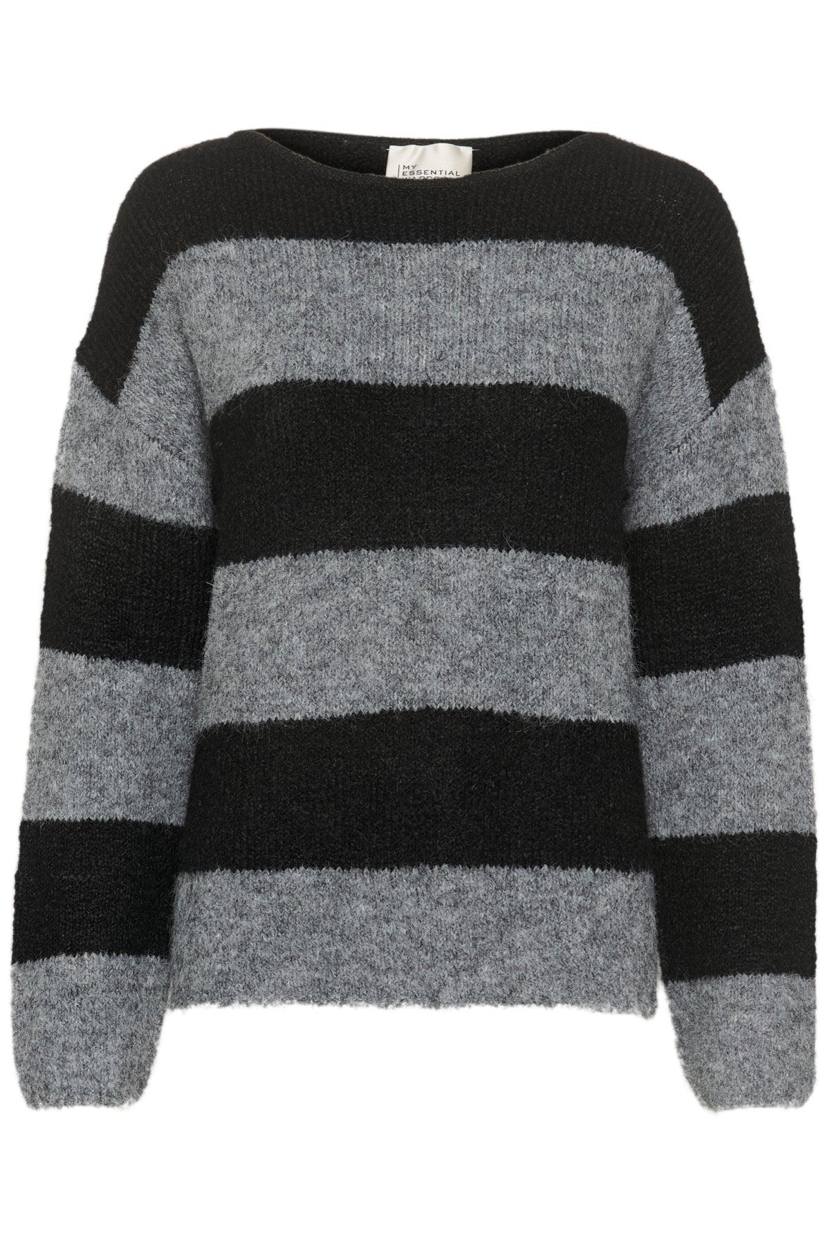 My Essential Wardrobe Meena - Stribet strik - HUSET Men & Women