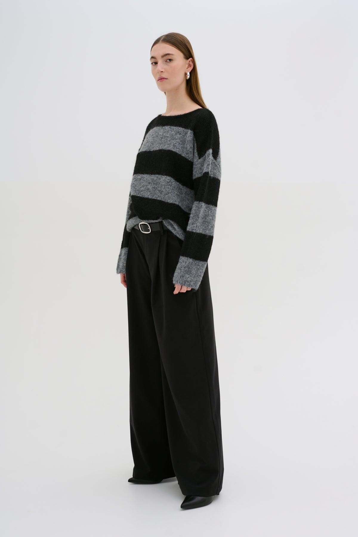 My Essential Wardrobe Meena - Stribet strik - HUSET Men & Women